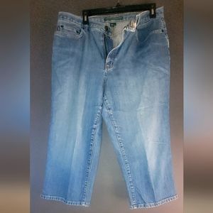 Lauren Jeans Co. Ralph Lauren Blue  Wide Leg Jeans Size 12